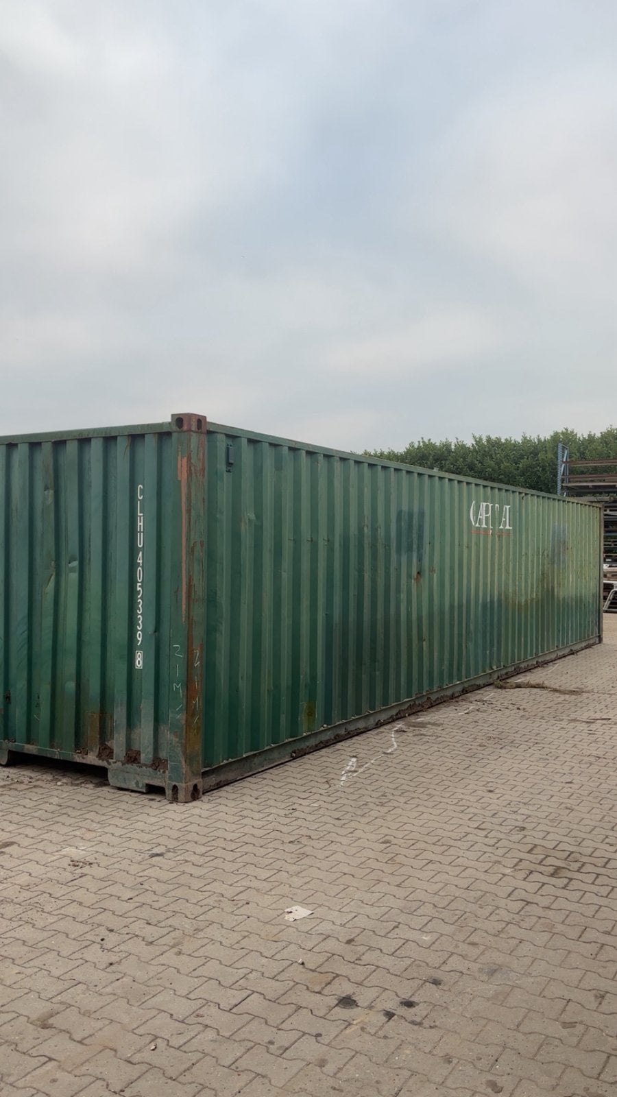 Zee container 40 foot, Ophalen