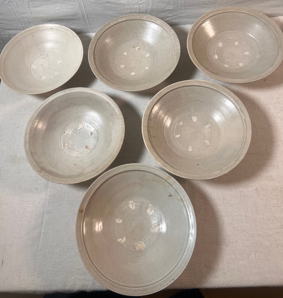 Chinees Song Celadon schalen (6 stuks), Antiek en Kunst, Antiek | Porselein, Ophalen