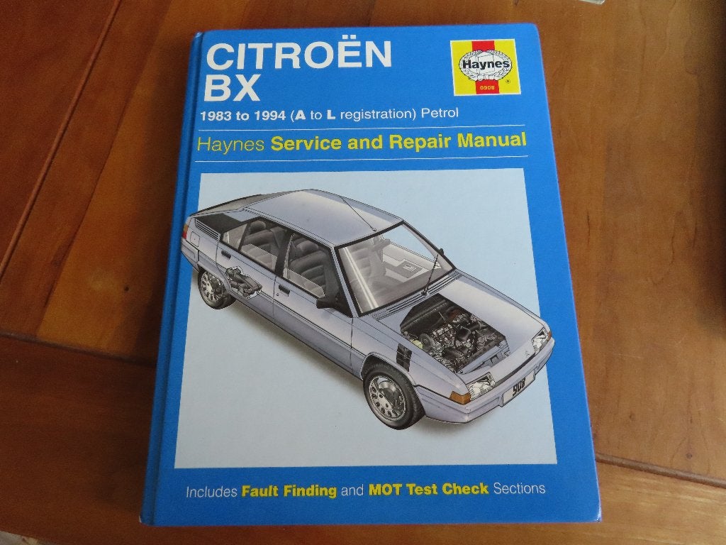 Haynes workshop manual Citroen BX, BX 1.9 GTi, BX GTi 16V, Ophalen of Verzenden