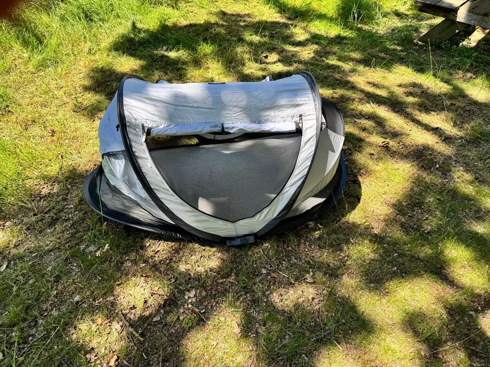 Deryan Peuter Luxe Reisbedje - Ideaal voor onderweg, Ophalen of Verzenden, Zo goed als nieuw, Reisbedje