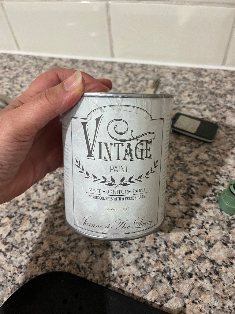 verf vintage paint jeanne d 'arc living, Doe-het-zelf en Verbouw, Verf, Beits en Lak, Ophalen of Verzenden, Nieuw, Wit, Verf