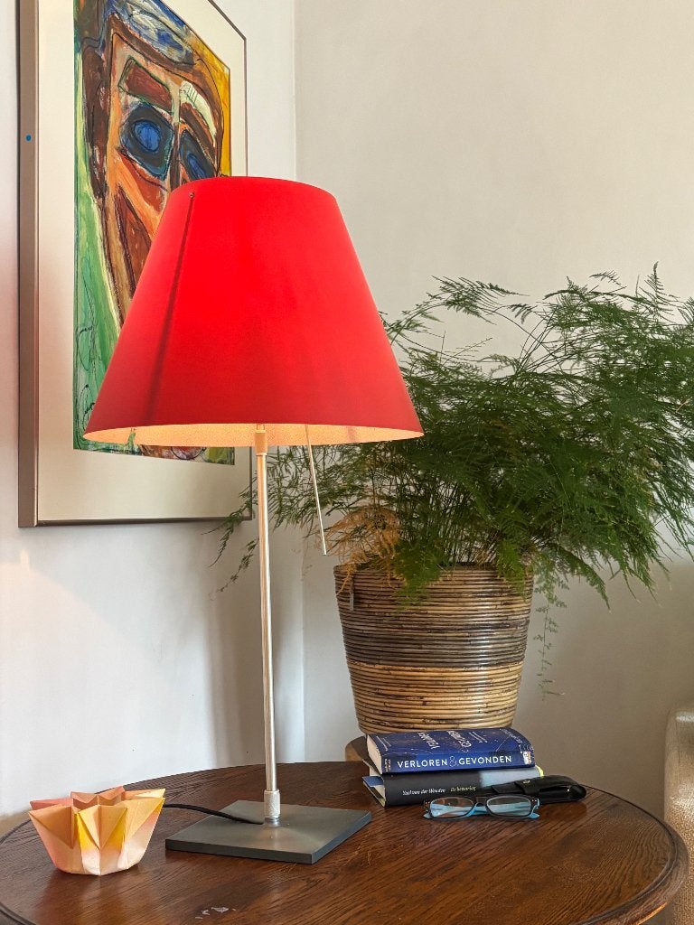 Luceplan Tafellamp, Ophalen, 74 cm, E27 (groot), Zo goed als nieuw