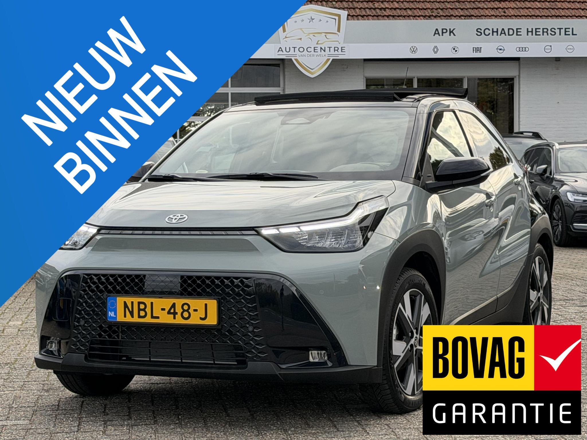 Toyota Aygo X Hybrid 115 envy CABRIO | NAVI | KLIMA | BOVAG, 12 maanden, Stof, Gebruikt, Euro 6