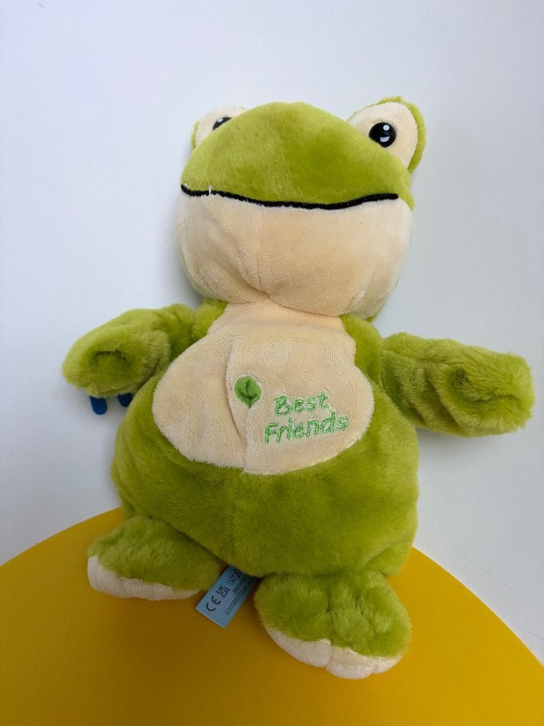 K3392 nicotoy Best Friends handpop kikker, Kinderen en Baby's, Speelgoed | Knuffels en Pluche, Ophalen of Verzenden, Zo goed als nieuw