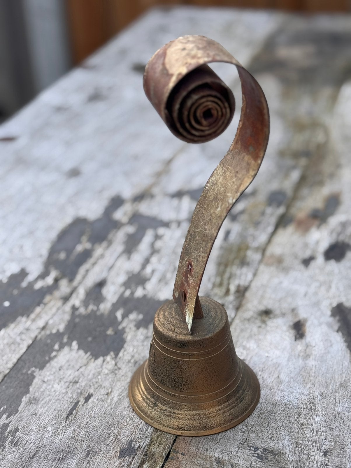 Oude bel (deurbel), Antiek en Kunst, Antiek | Koper en Brons, Ophalen of Verzenden