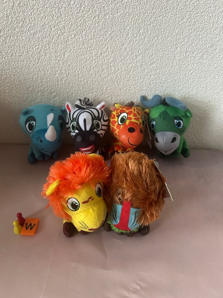 Lidl Safari Minis set van 6 pluche knuffels, Ophalen of Verzenden, Lidl, Info@craze.nl, Slingerweg 7B, 4814 AZ Breda, Nederland