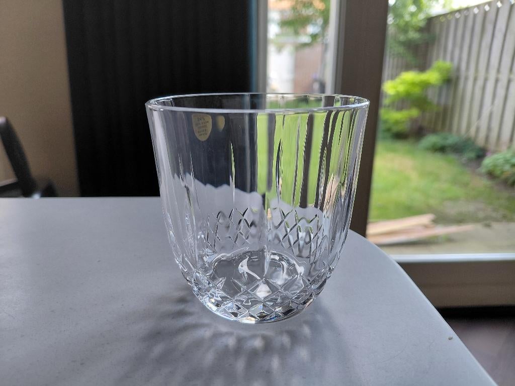 Whisky tumblers van Capri kristal, set van 4, Ophalen, Glas of Glazen, Nieuw, Glas