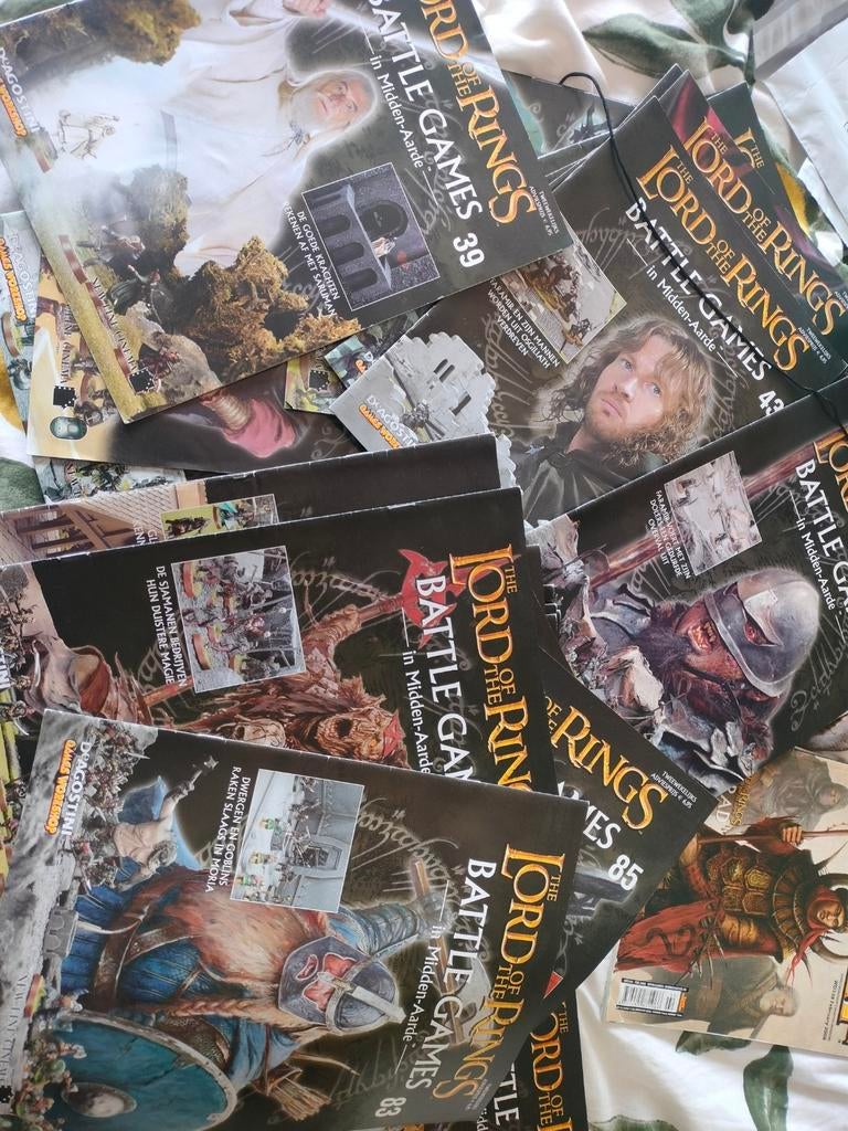 LOTR Battle Games De Agostini Magazines (ruime hoeveelheid), Ophalen of Verzenden