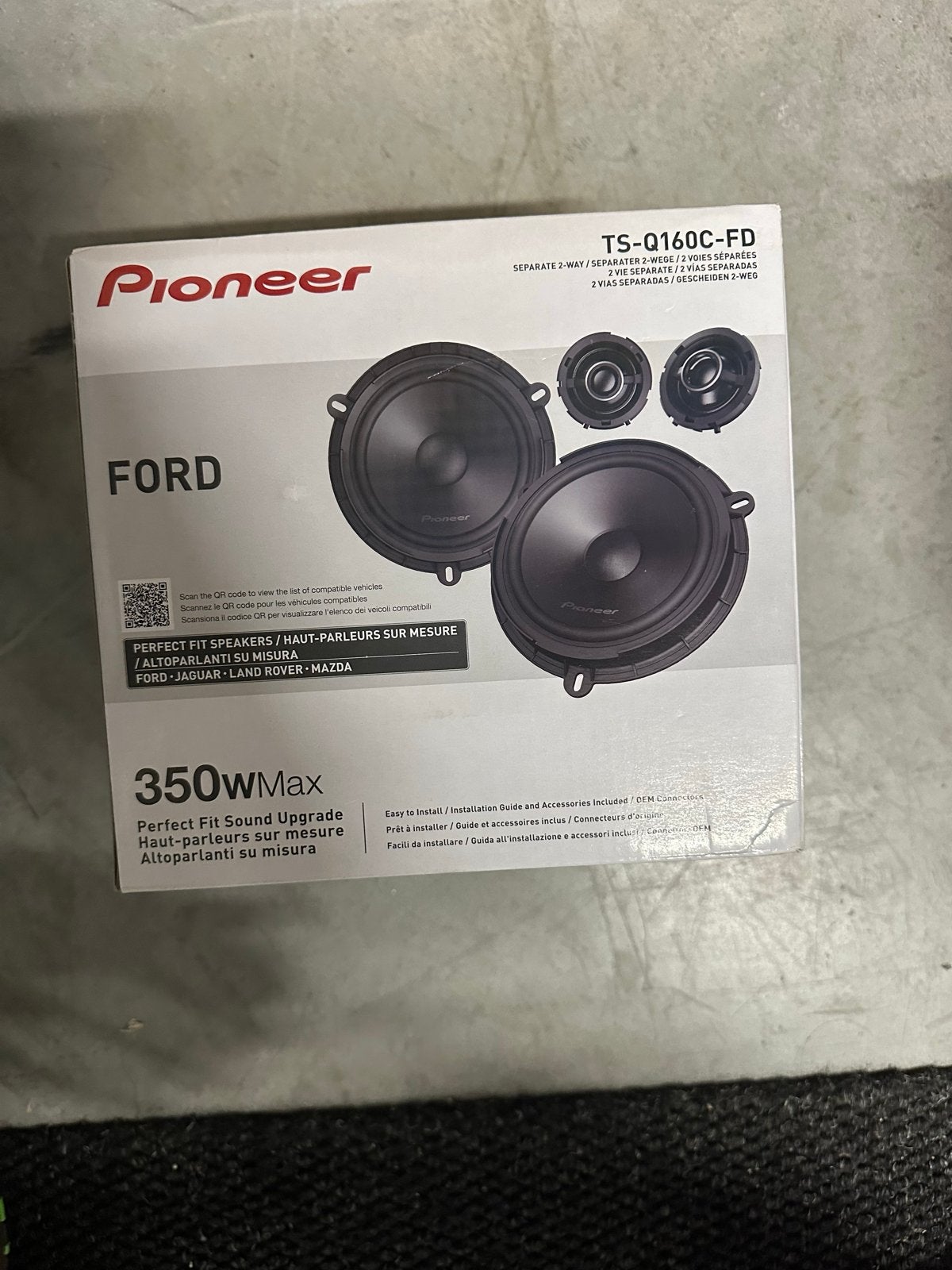 Pioneer TS-Q160C-FD 2-weg speakerset voor Ford, Ophalen of Verzenden, Nieuw