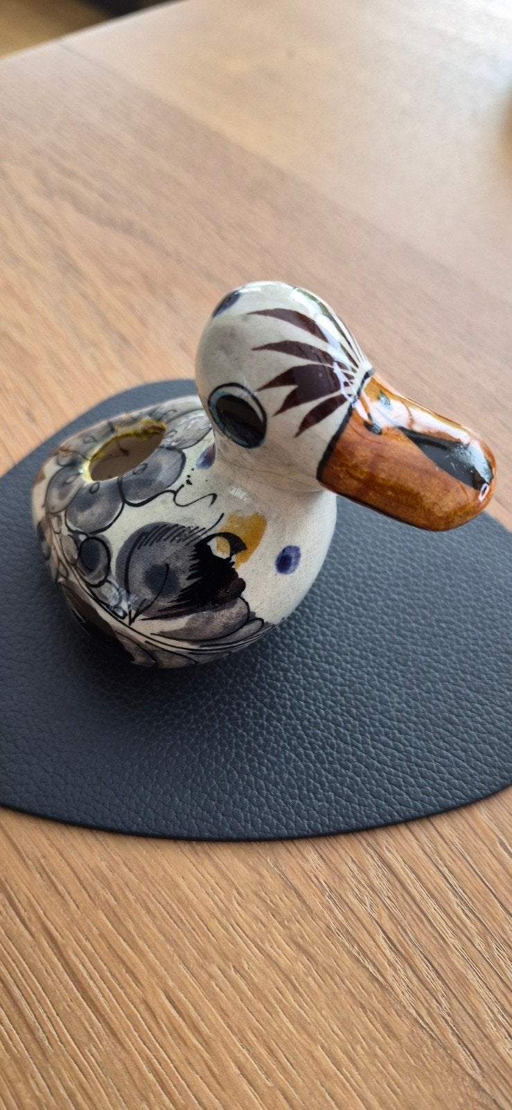 Vintage Mexicaanse Talavera Aardewerk Eend Decoratie, Antiek en Kunst, Ophalen of Verzenden