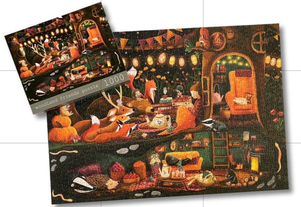 Gezocht: puzzel Woodland friends van Esther Bennink, Ophalen of Verzenden, 500 t/m 1500 stukjes, Zo goed als nieuw