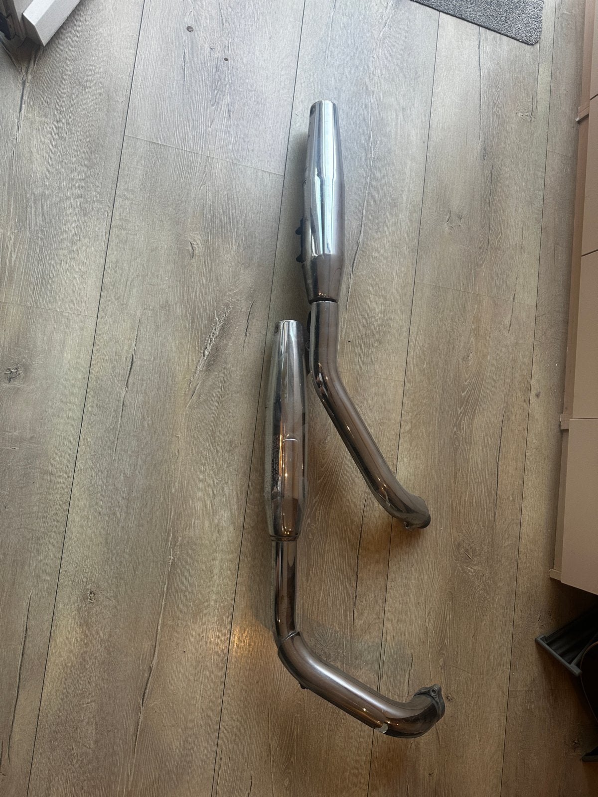 Originele uitlaat Honda Shadow VT600 (1989) met hitteschild, Verzenden, Gebruikt