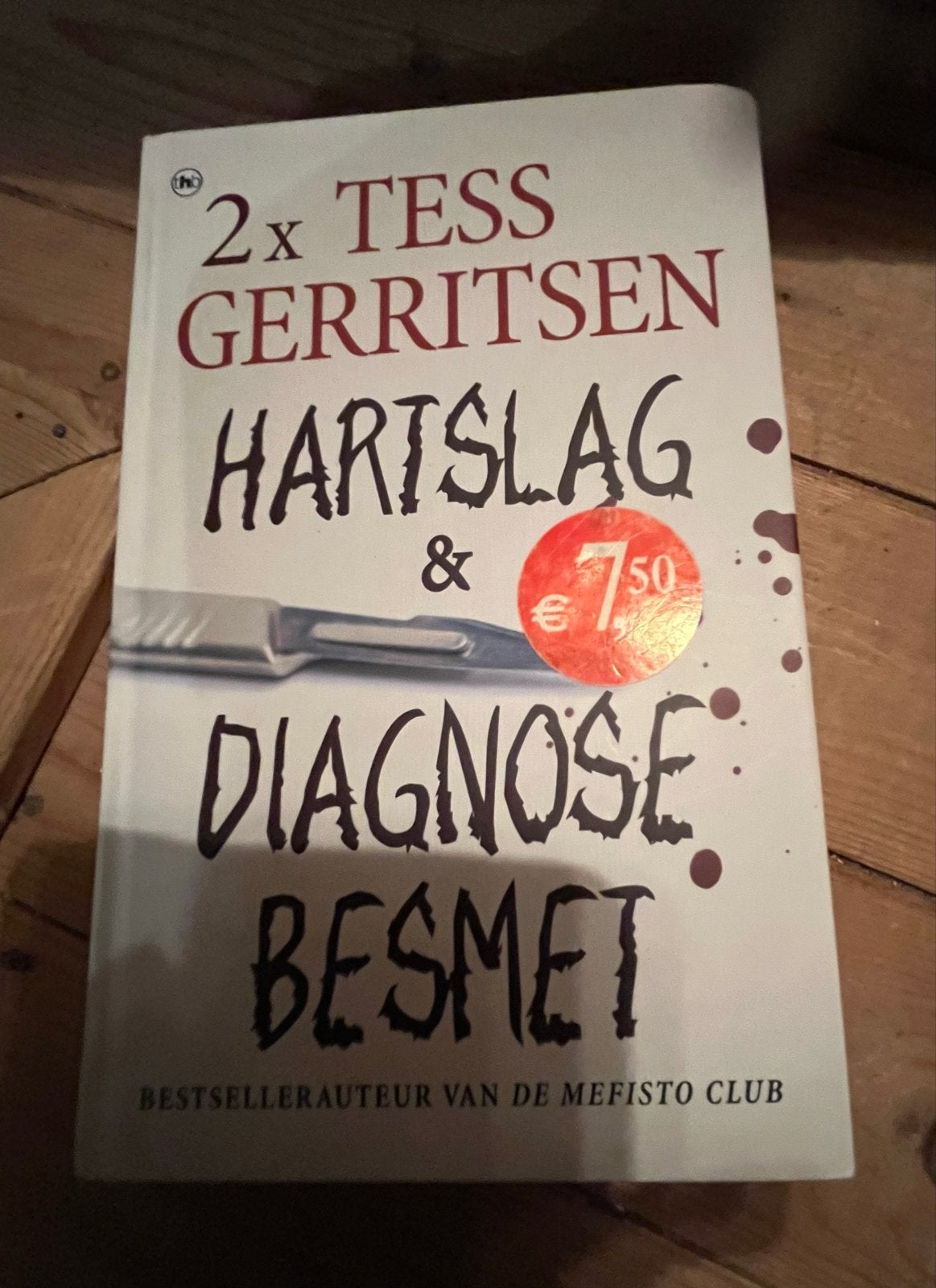 2x Tess Gerritsen: Hartslag & Diagnose Besmet, Boeken, Ophalen of Verzenden, Gelezen, Wereld overig