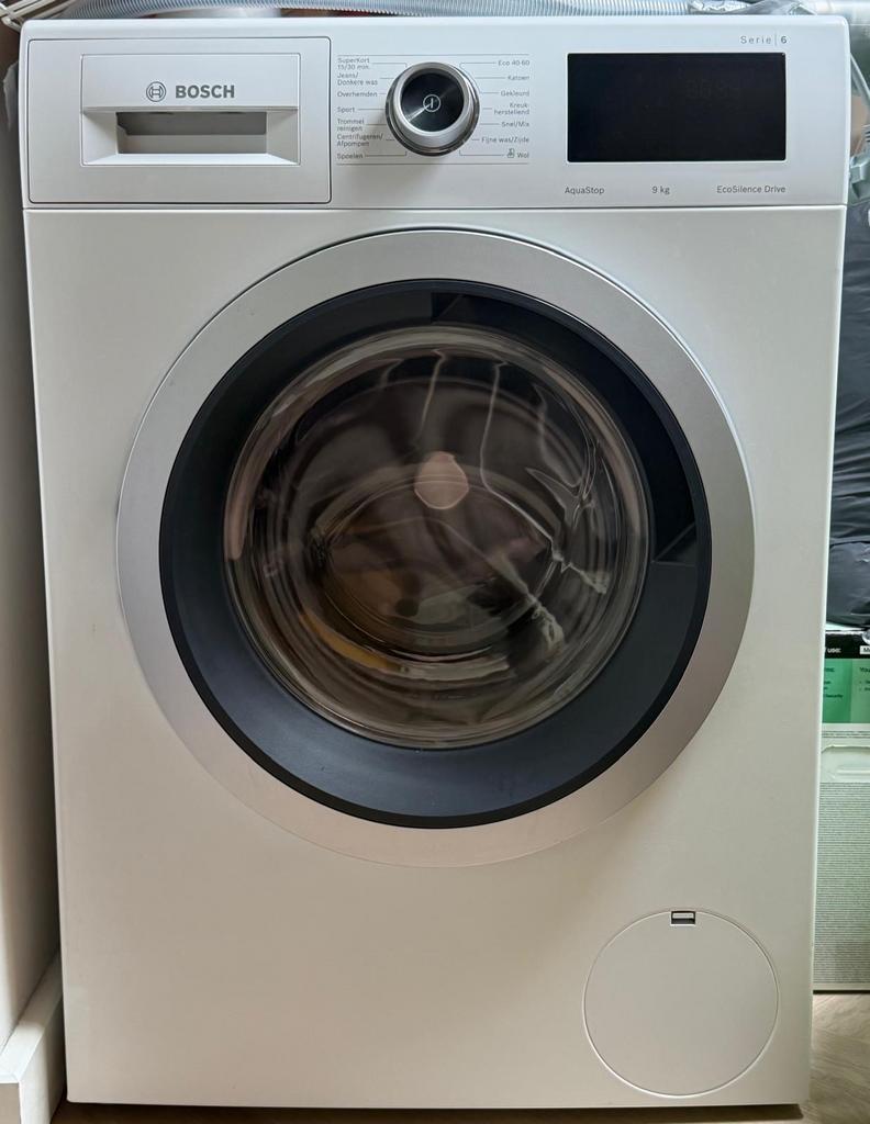 Bosch Serie 6 Wasmachine 9 kg EcoSilence Drive MOET NU WEG!, Witgoed en Apparatuur, Wasmachines, Ophalen, 1200 tot 1600 toeren