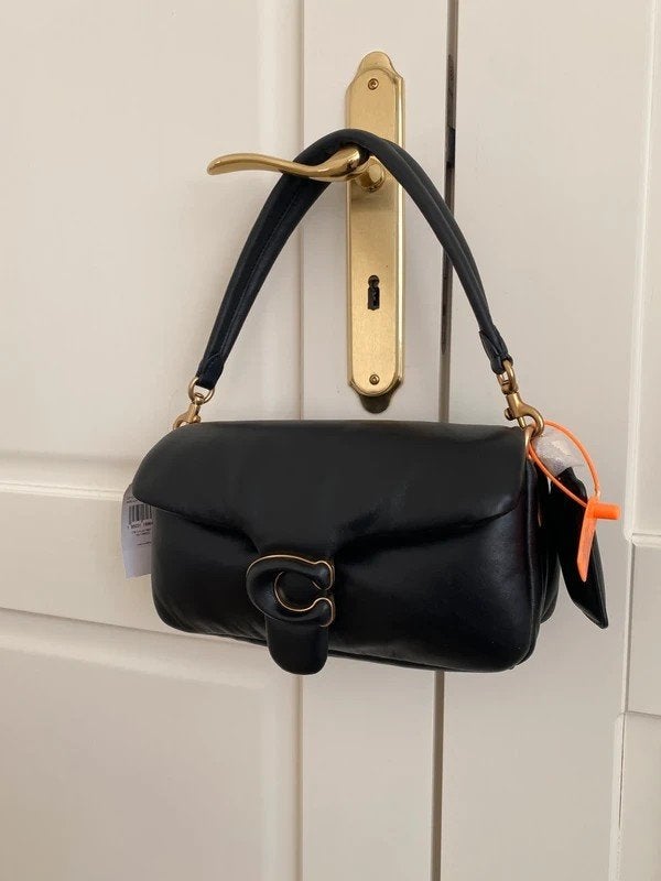 COACH Tabby 26 Pillow Black handtas van echt zwart leer.

De, Ophalen of Verzenden, Nieuw, Zwart, Handtas
