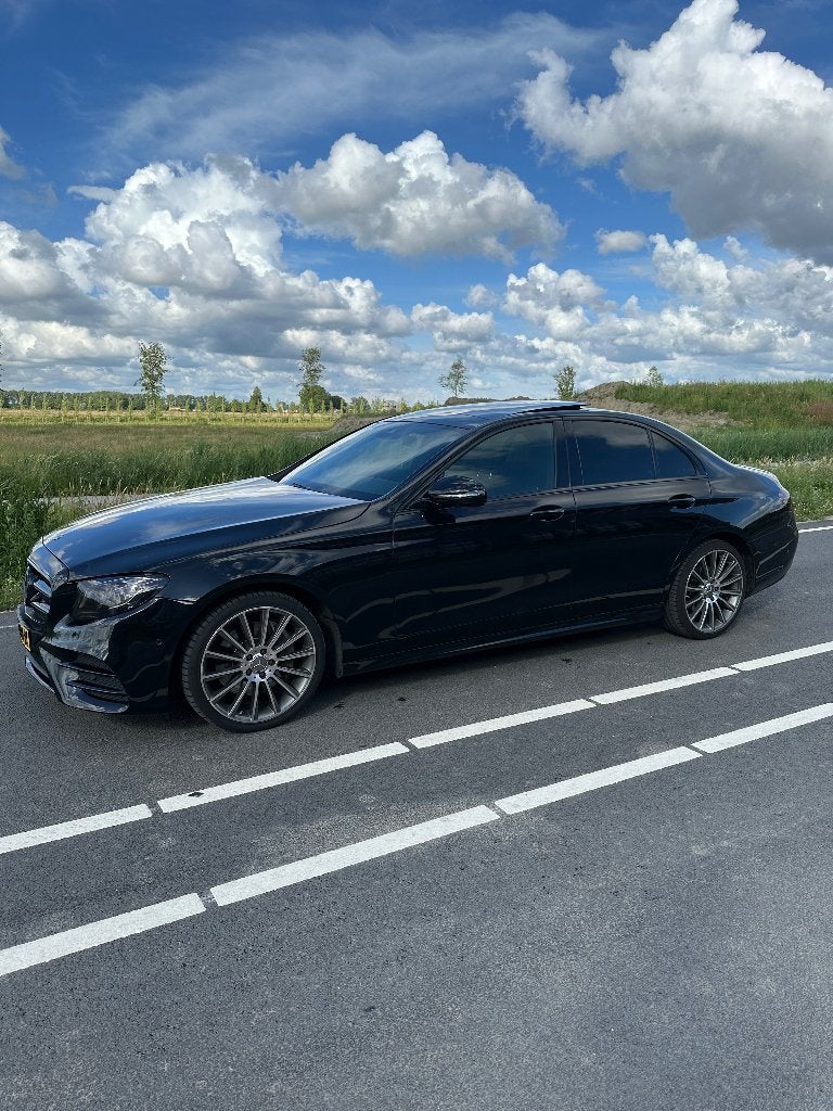 Mercedes-Benz E-Klasse E200 |2E EIG|NAP|BURMESTER|PANO|360, Auto's, Achterwielaandrijving, 4 cilinders, 1505 kg, Zwart