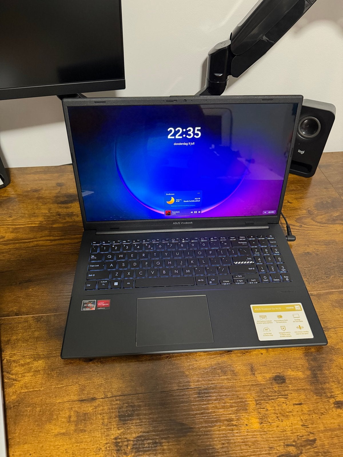 ASUS Vivobook 15 OLED Laptop - Krachtig en Levendig, Ophalen, Met videokaart, 8 GB, Zo goed als nieuw