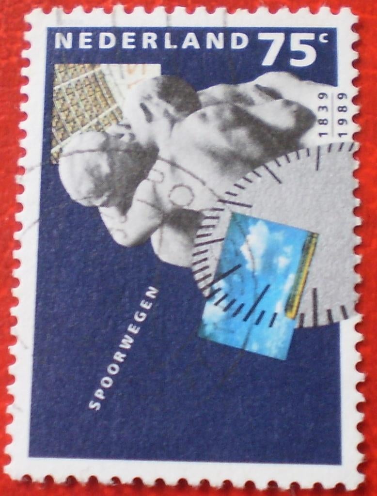 Nederland - 150 Jaar Spoorwegen 1839 - 1989, Verzenden, Gestempeld, Treinen