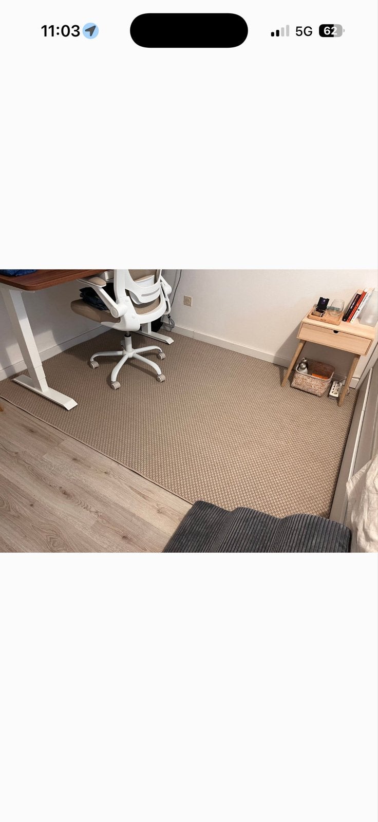 IKEA Morum Vloerkleed 200x300 - Beige/Bruin, Ophalen, Beige, Zo goed als nieuw, 200 cm of meer