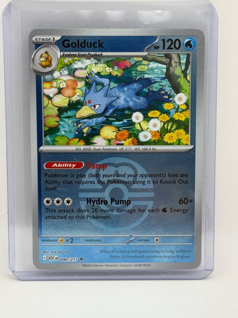 Golduck [Ball] #40 Pokemon Ascended Heroes, Ophalen of Verzenden