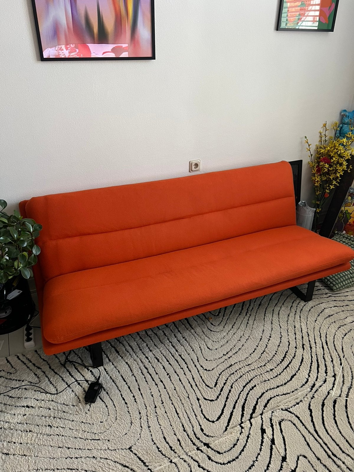 Artifort Kho Liang opnieuw gestoffeerd oranje, Huis en Inrichting, Banken | Sofa's en Chaises Longues, Ophalen, 150 tot 200 cm