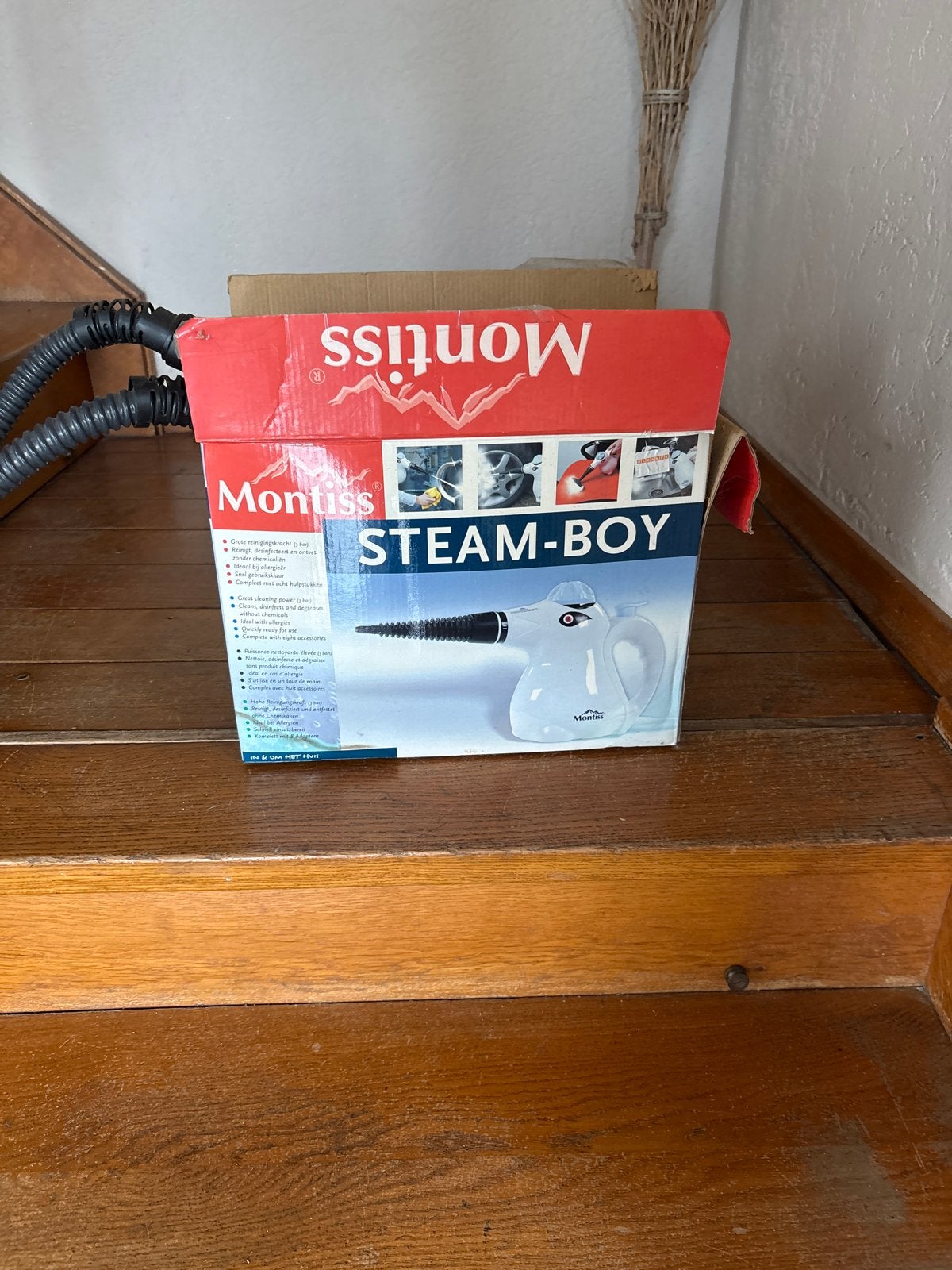 Montiss Steam-Boy Stoomreiniger - Compact en Krachtig, Witgoed en Apparatuur, Ophalen, Gebruikt, Stoomreiniger