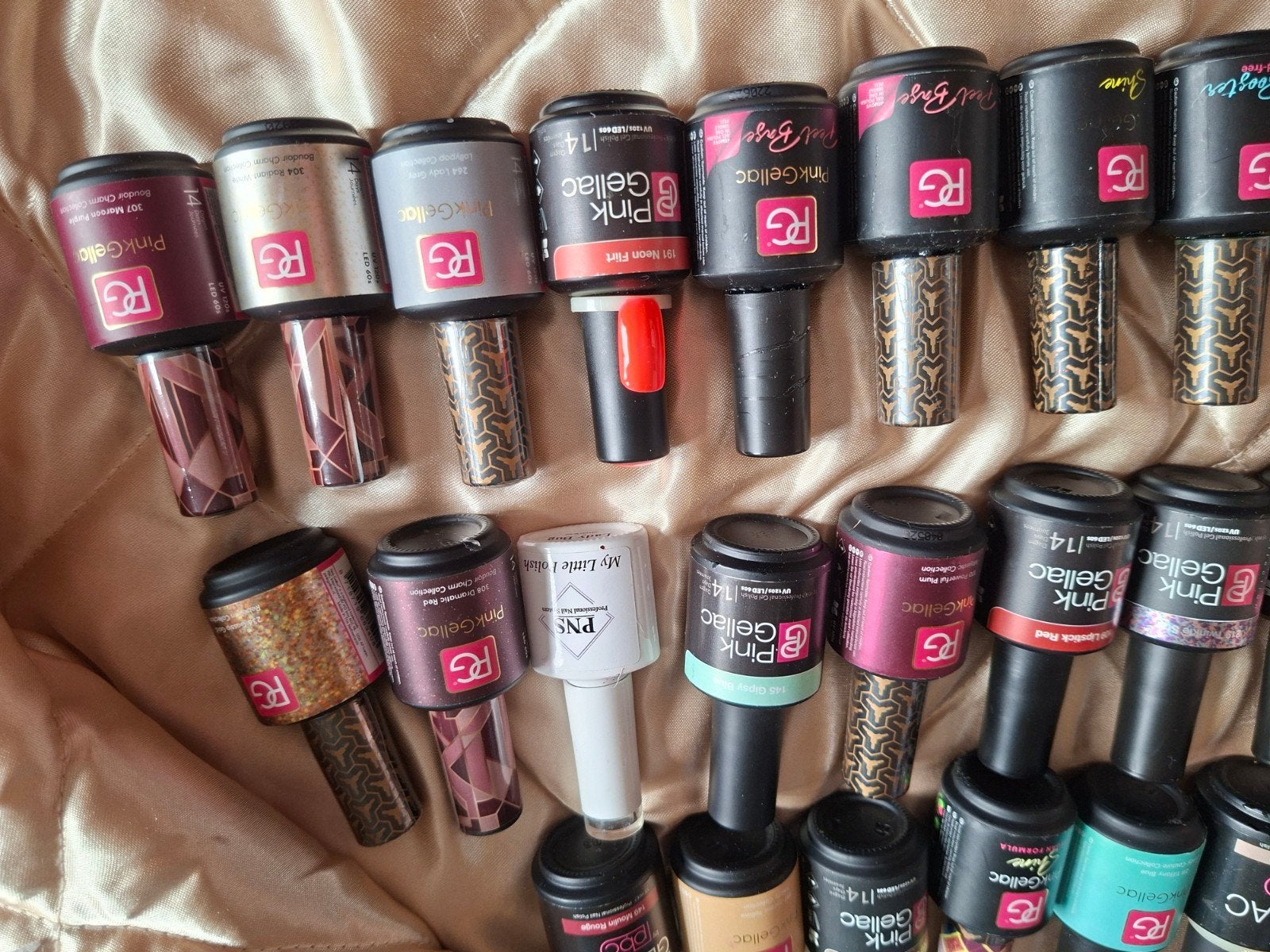 Pink Gellac nagellak set met trolley en accessoires, Ophalen, Gebruikt, Overige typen