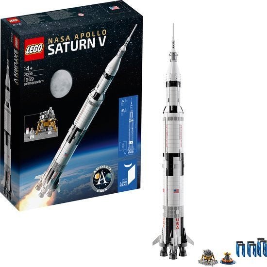 Lego 21309 Ideas NASA Apollo Saturn V nieuw sealed, Lego, Nieuw, Ophalen of Verzenden, Ideas