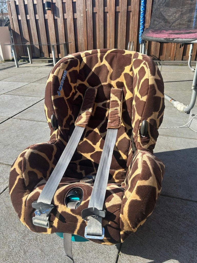 Stoere tijgerprint Maxi‑Cosi stoeltje, Autogordel, 9 t/m 18 kg, Ophalen of Verzenden, Zo goed als nieuw