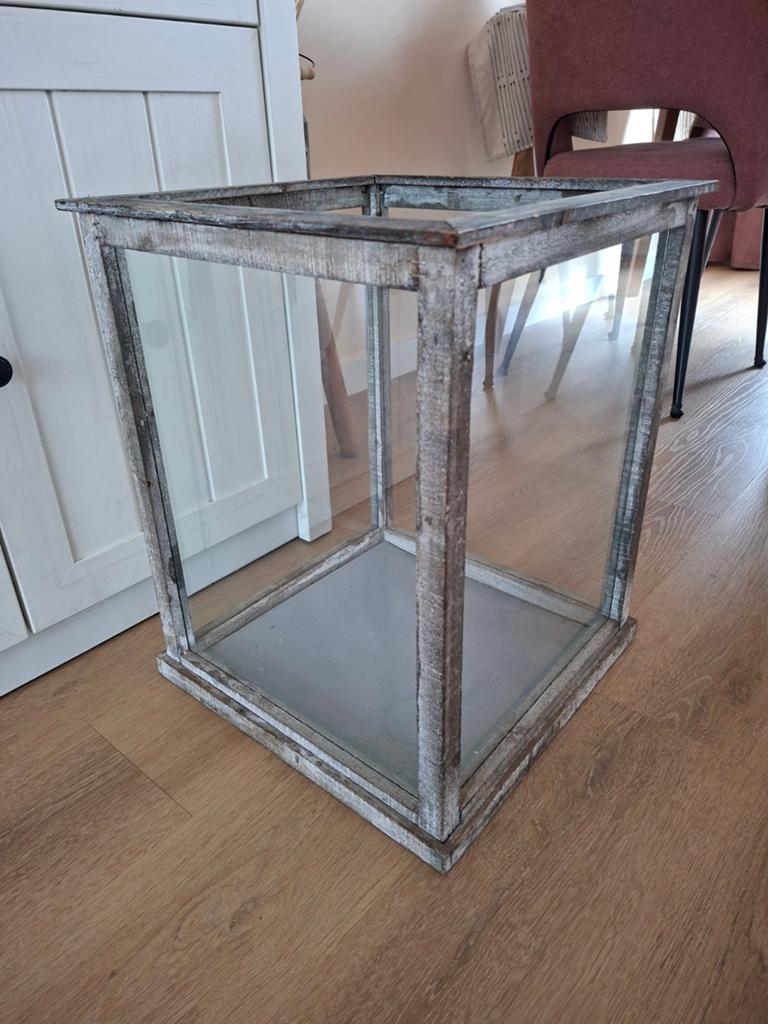 Vitrinekastje/displaybox -brocante/vintage, Ophalen
