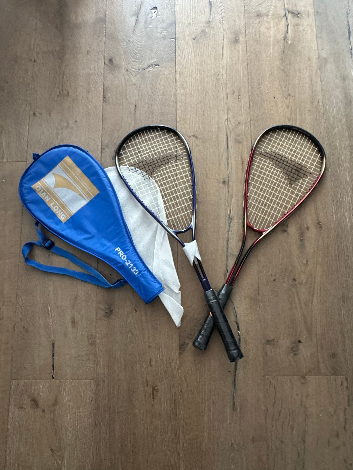 Squash rackets - Qian Long Champion PRO-2133 meerdere stuks, Sport en Fitness, Ophalen of Verzenden, Nieuw, Toebehoren, Met hoes