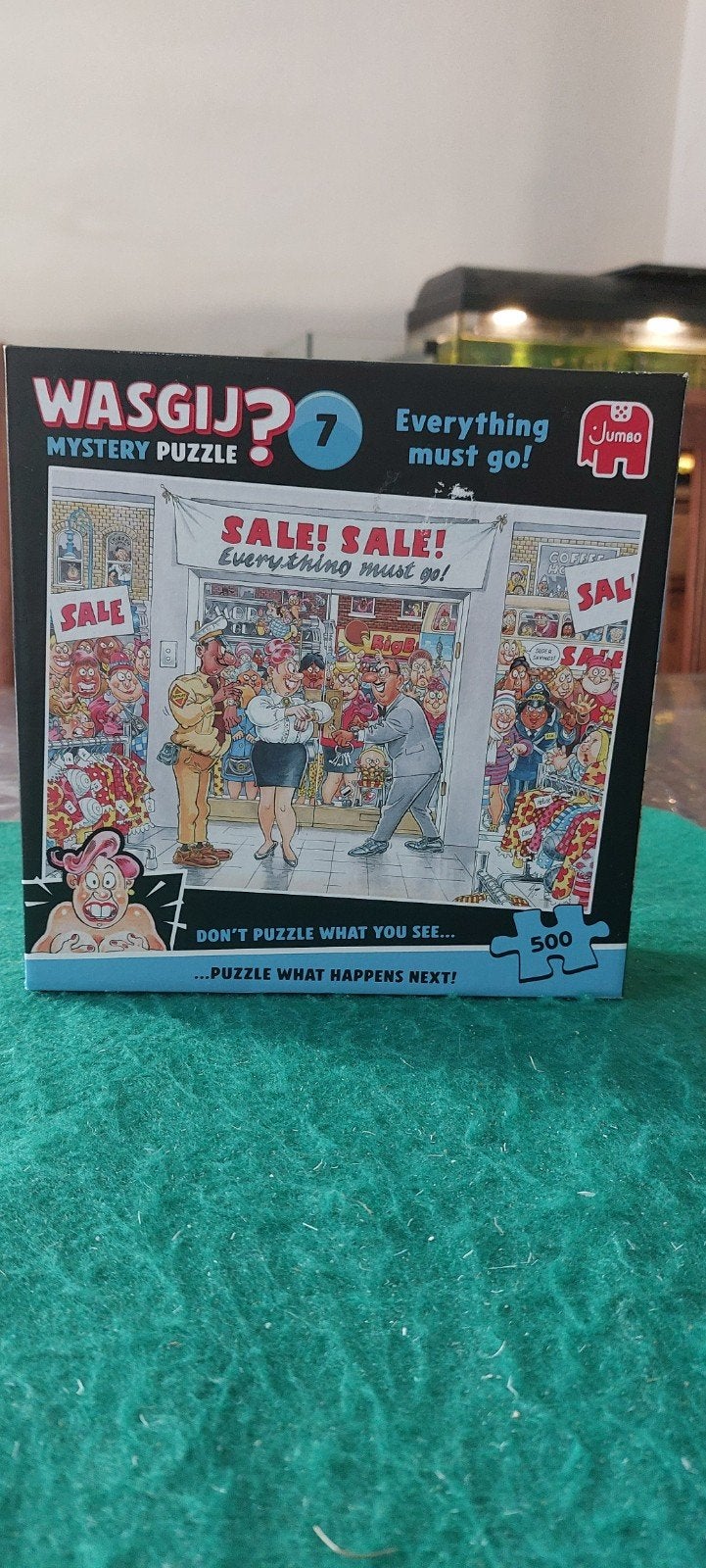 Wasgij? Mystery Puzzel 7: Everything Must Go! (500 stukjes), Hobby en Vrije tijd, Denksport en Puzzels, Ophalen of Verzenden, Minder dan 500 stukjes