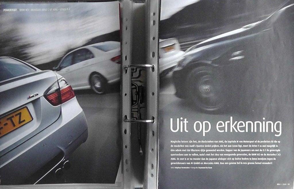 Lexus IS-F ? Eerst 15x autotest lezen, Ophalen, Gelezen