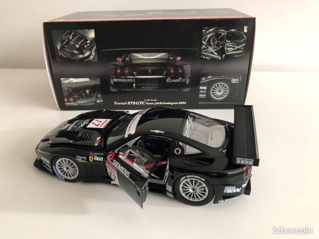 Ferrari 575 GTC Kyosho 1/18 JMB Racing, Hobby en Vrije tijd, Modelauto's | 1:18, Zo goed als nieuw, Auto, Kyosho, Ophalen of Verzenden