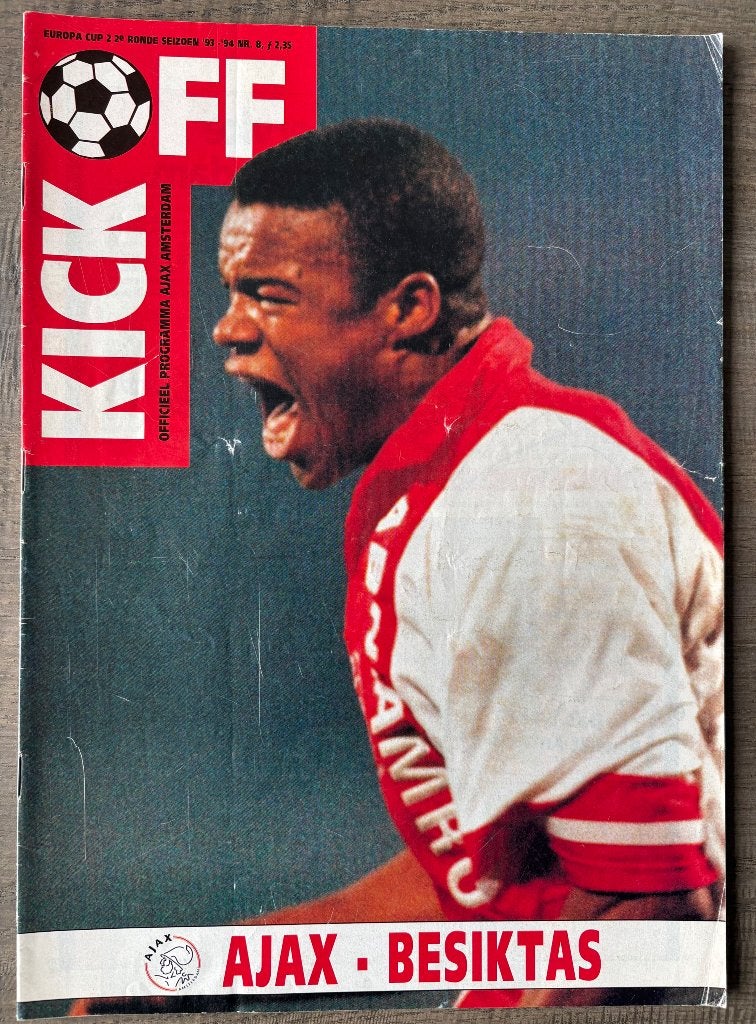 Programma Ajax - Besiktas 1993-1994, Verzenden, Gebruikt, Ajax, Boek of Tijdschrift