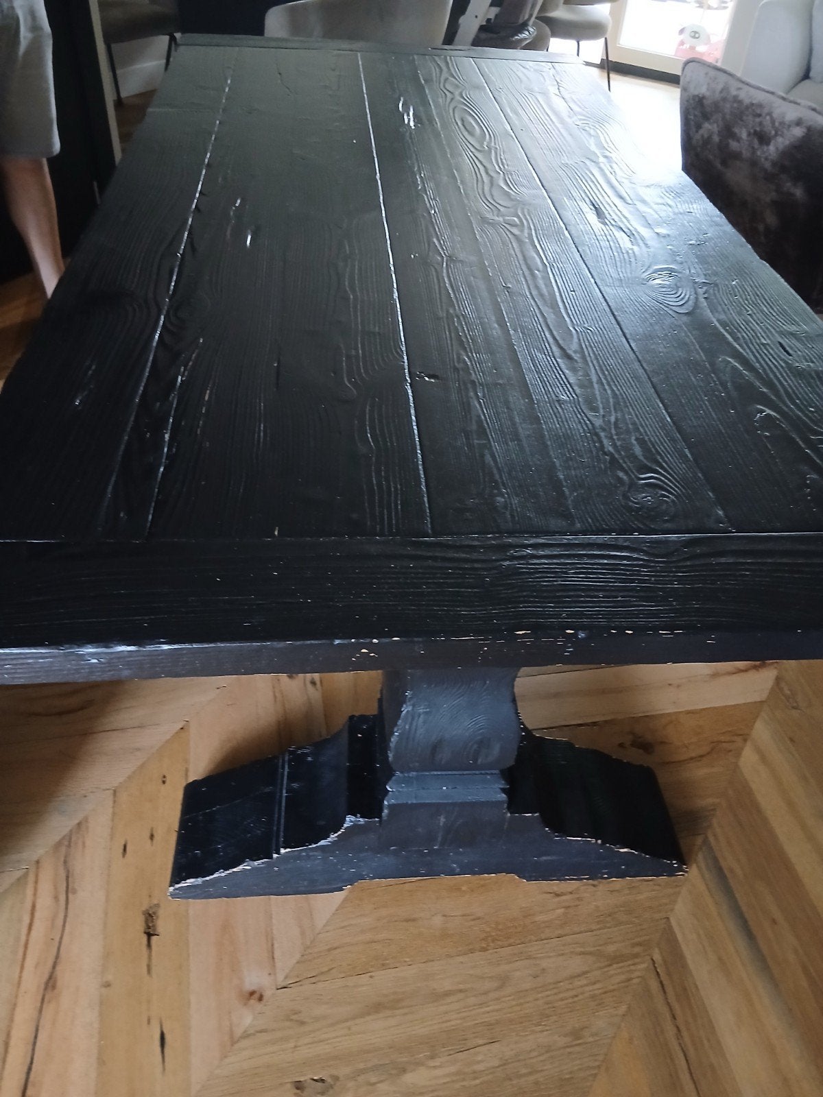 eettafel, Gebruikt, 200 cm of meer, Rechthoekig, 50 tot 100 cm