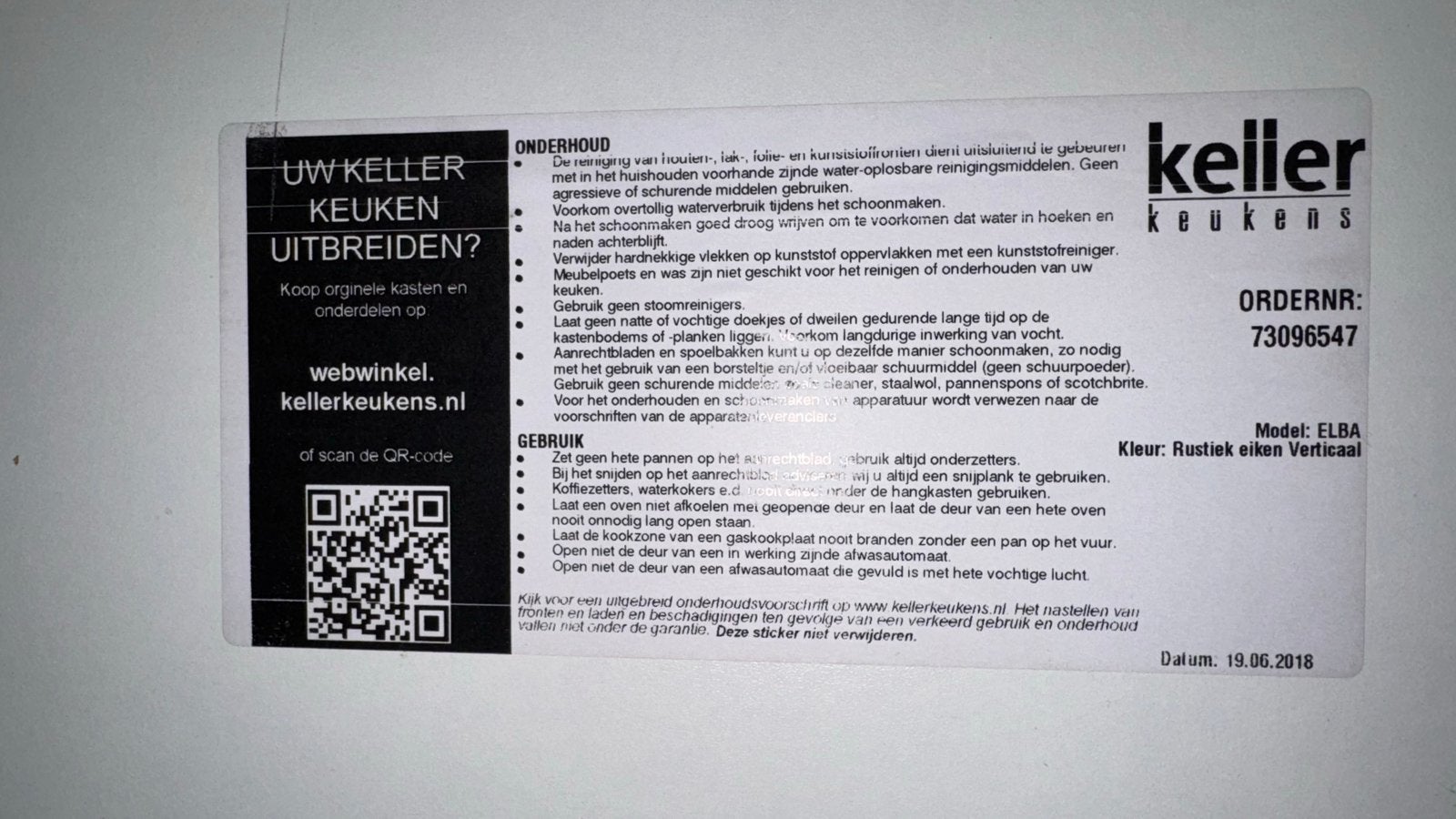 Foto 4 van Keukenblok met bovenkasten