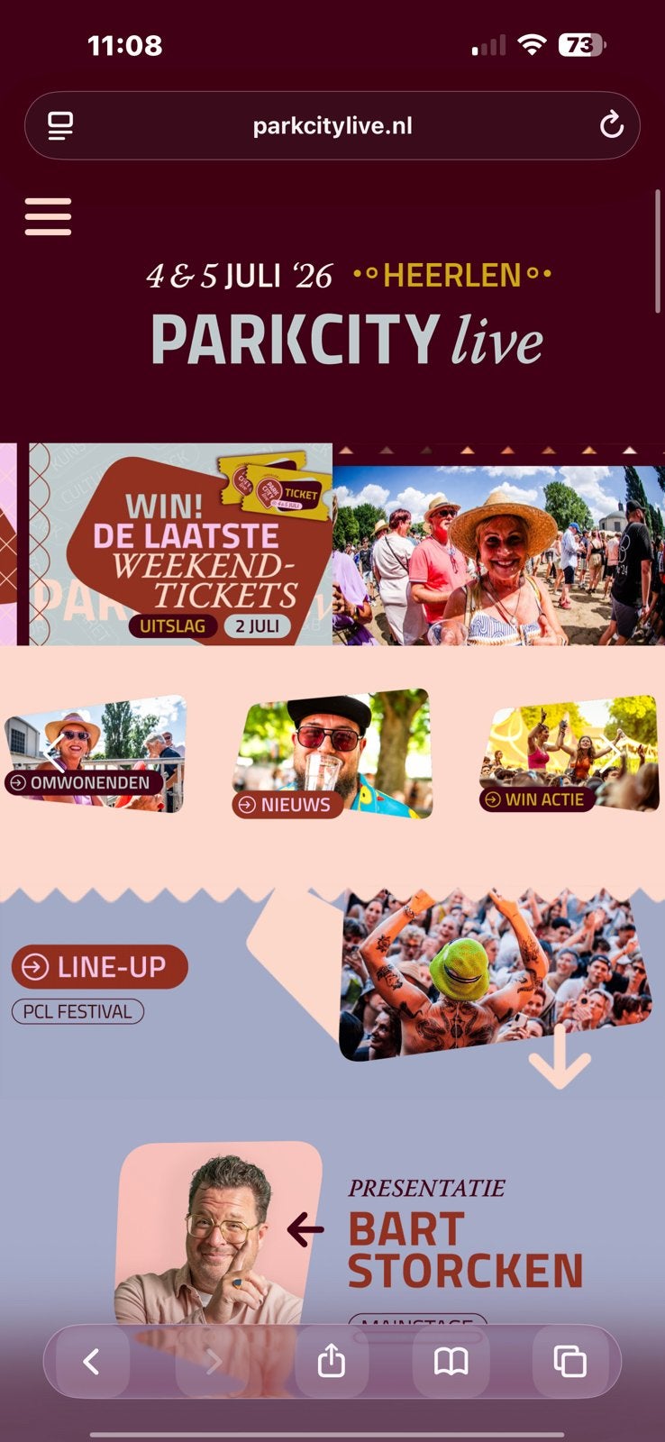 Gezocht 2 kaartjes park city live voor de zondag, Twee personen, Ticket of Toegangskaart
