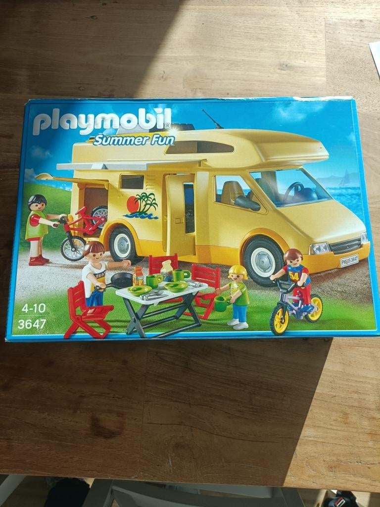 playmobiel camper 3647, Kinderen en Baby's, Speelgoed | Playmobil, Ophalen of Verzenden, Nieuw, Complete set
