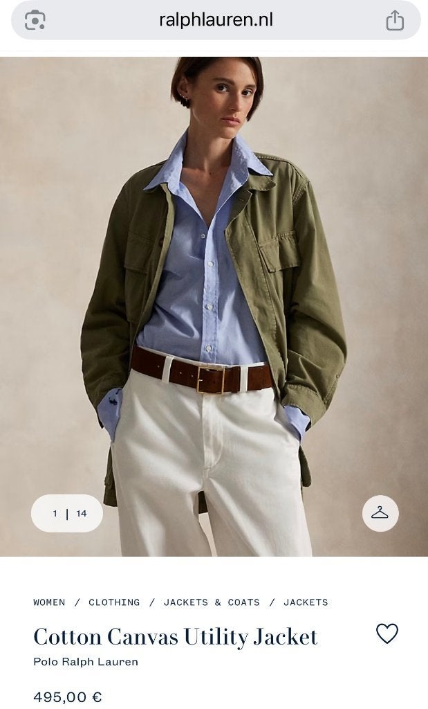 Ralph Lauren Cotton Jacket Dames, maat XS. Nieuwe collectie., Verzenden, Nieuw, Ralph Lauren, Maat 34 (XS) of kleiner