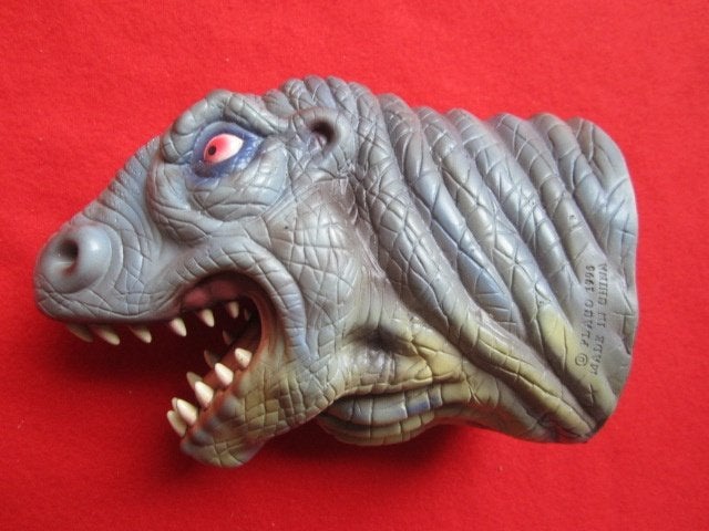 Figuur Dino handpop, ninja, space soldaat, Ridder, Draak, Ophalen of Verzenden, Zo goed als nieuw