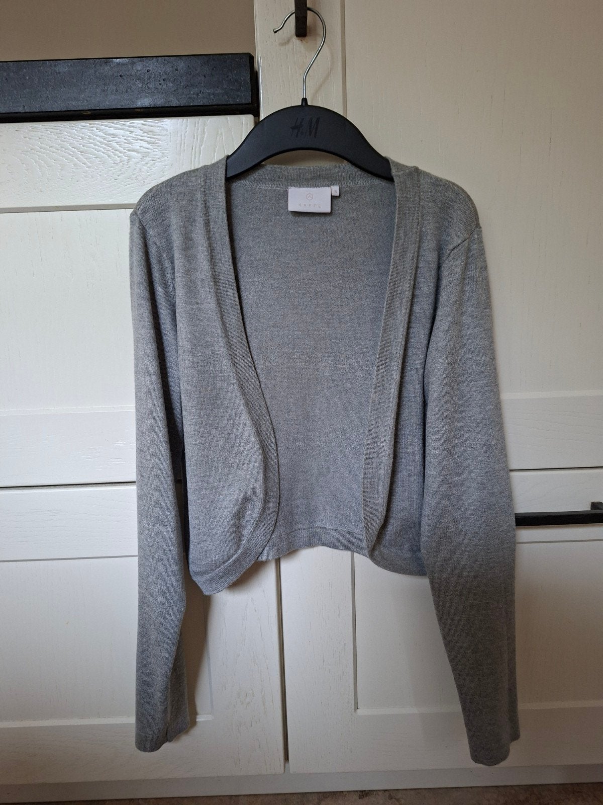 Grijs bolero vestje van Kaffe, maat S, Kaffe, Ophalen of Verzenden, Zo goed als nieuw, Maat 36 (S)