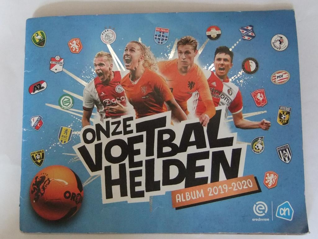 onze voetbalhelden album compleet met stickers, Albert Heijn, Verzenden