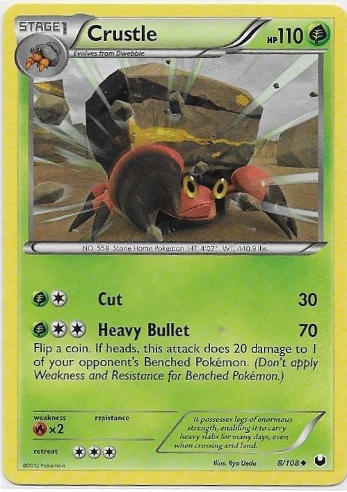Dark Explorers,  Crustle [uncommon] 8/108, Verzenden, Nieuw, Losse kaart