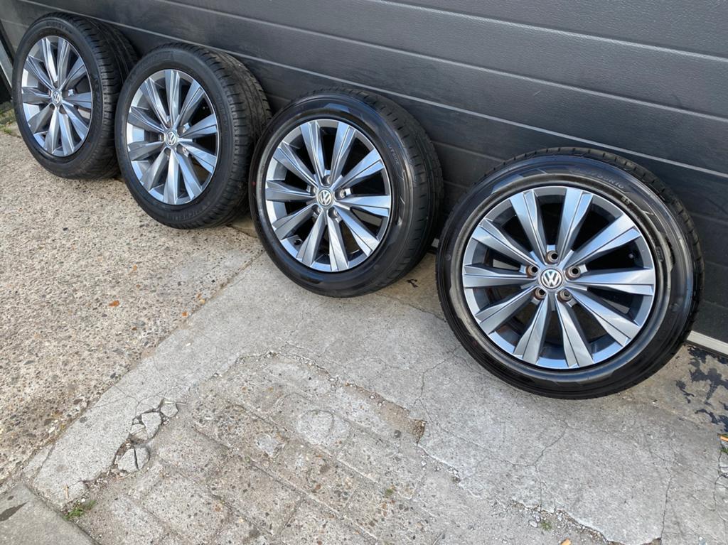 VW Polo 2G Las Minas 16 inch velgen R-line/Highline, Auto-onderdelen, Banden en Velgen, Velg(en), 16 inch, Ophalen of Verzenden