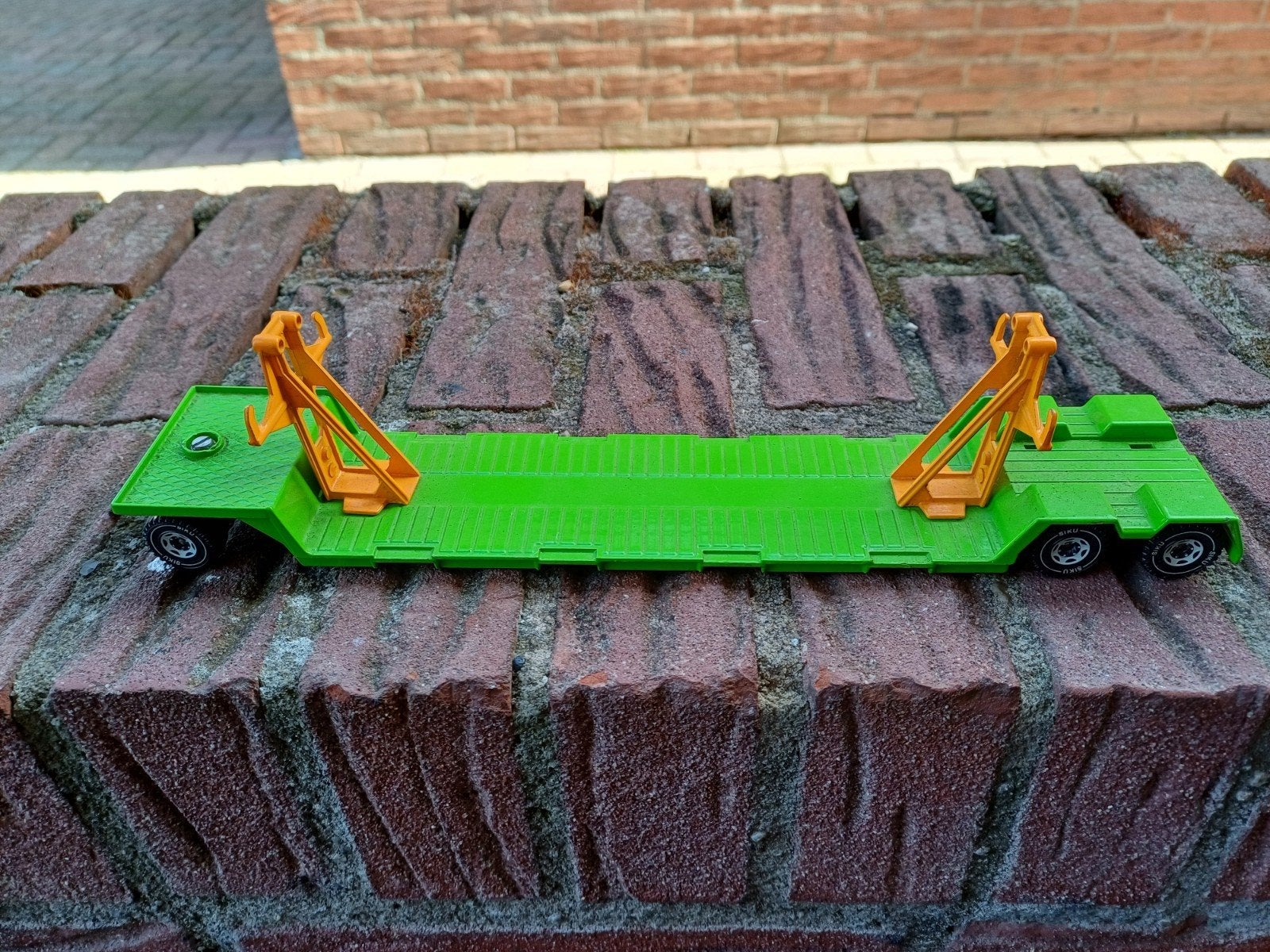 Siku Dieplader Aanhanger - Groen Speelgoedmodel, Ophalen of Verzenden