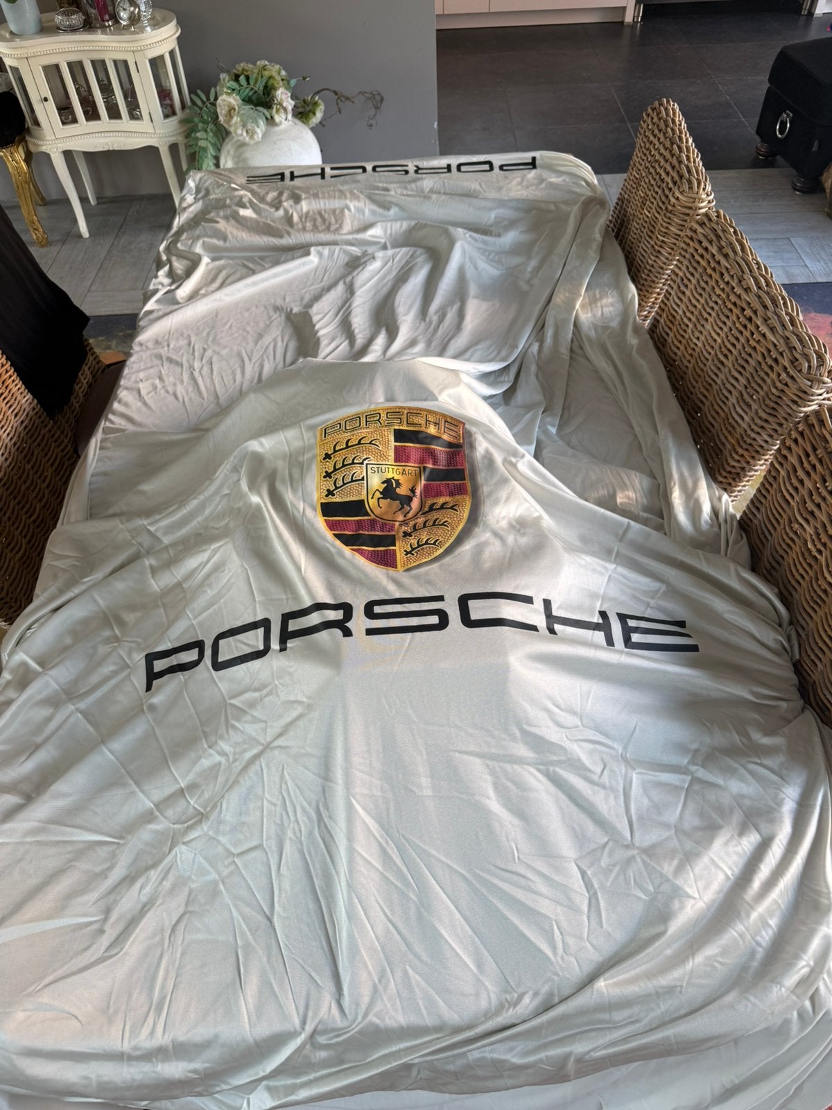 Porsche 911 (997) Indoor Autohoes – NIEUW – Ivoor – OEM, Ophalen of Verzenden, Nieuw