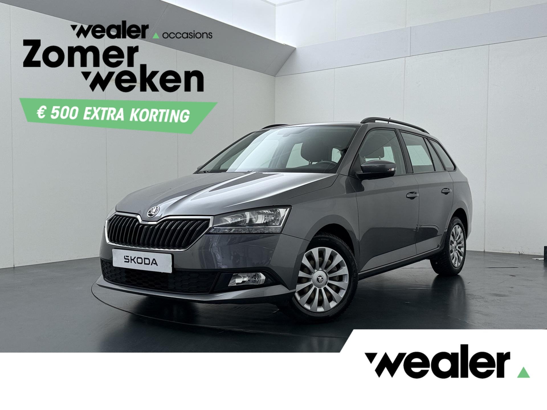 Skoda Fabia Combi 1.0 TSI Ambition | 95 PK | Cruise control, Auto's, 12 maanden, Stof, Gebruikt, 95 pk