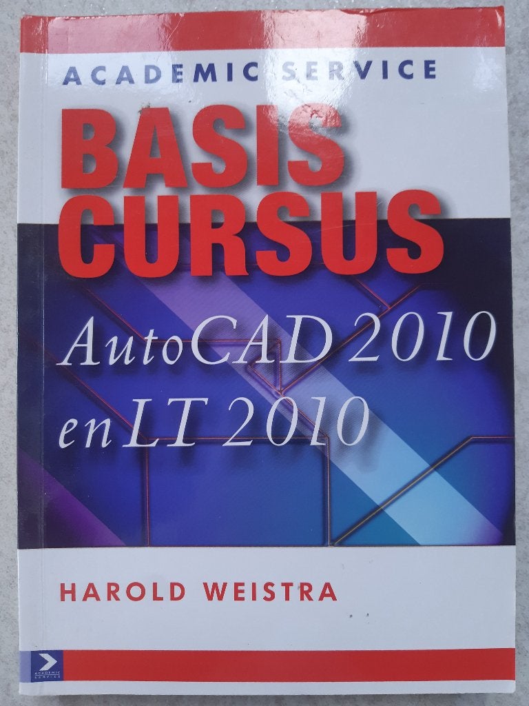 Basiscursus AutoCad 2010 en LT 2010  isbn: 978901258126428, Ophalen of Verzenden, Alpha, Zo goed als nieuw, HBO