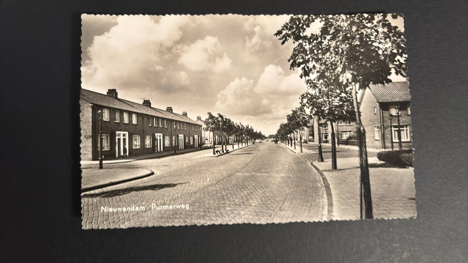 Amsterdam Noord Nieuwendam     1958 PURMERWEG, Verzamelen, Verzenden, 1940 tot 1960, Ongelopen, Noord-Holland